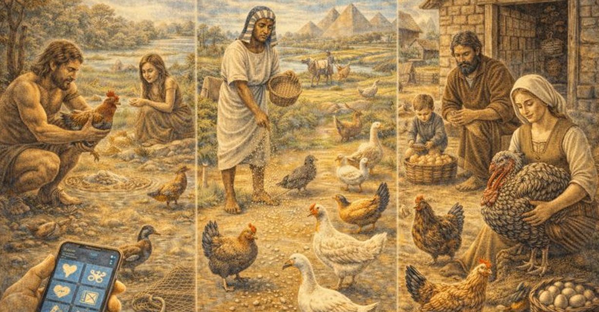 Origen y domesticación de las aves domésticas