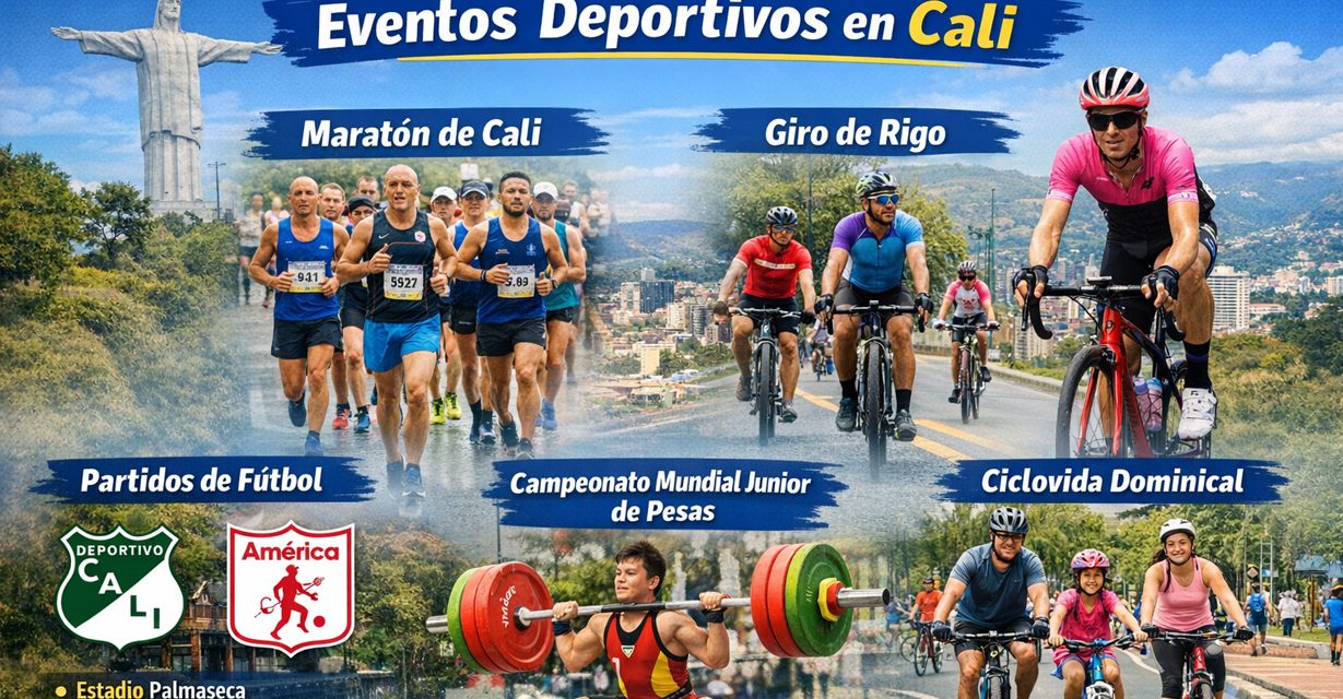 Eventos deportivos locales en Cali: Calendario, escenarios y datos útiles