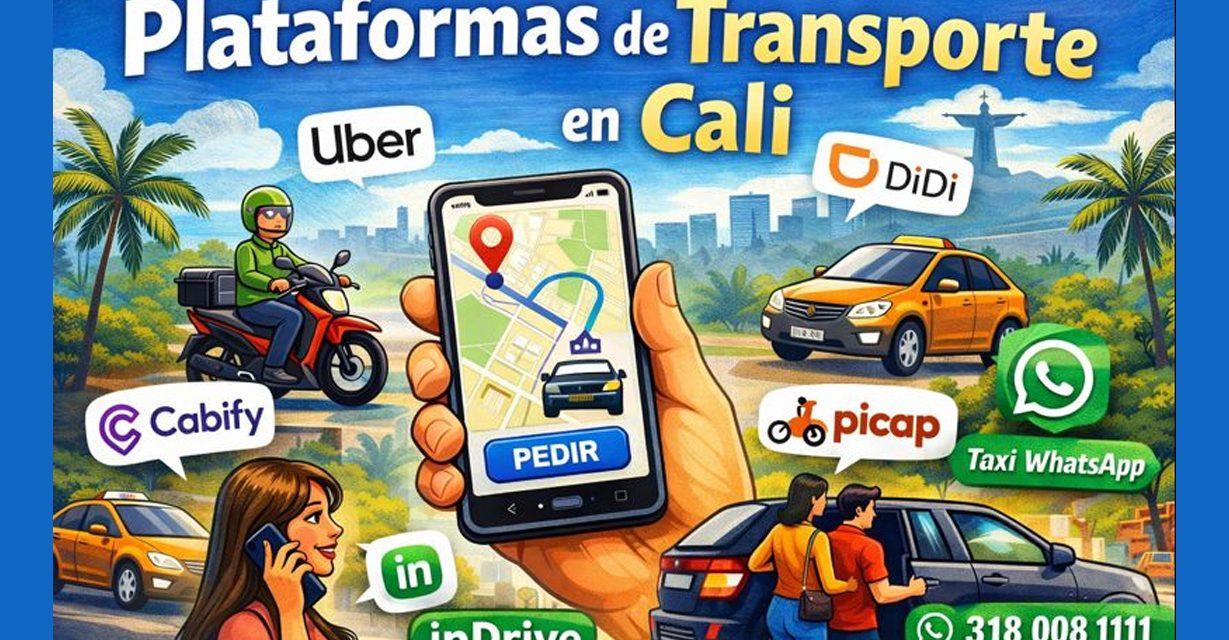 Plataformas de servicio de transporte que operan en Cali