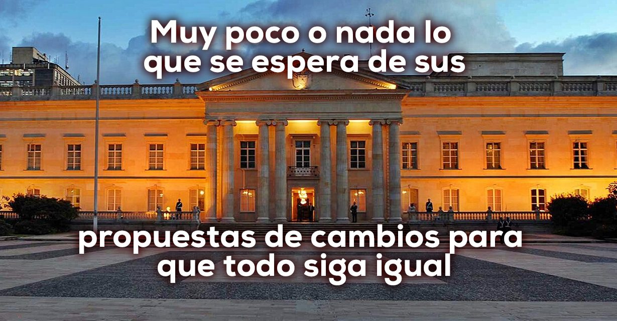 La oferta electoral de los candidatos a la presidencia de Colombia
