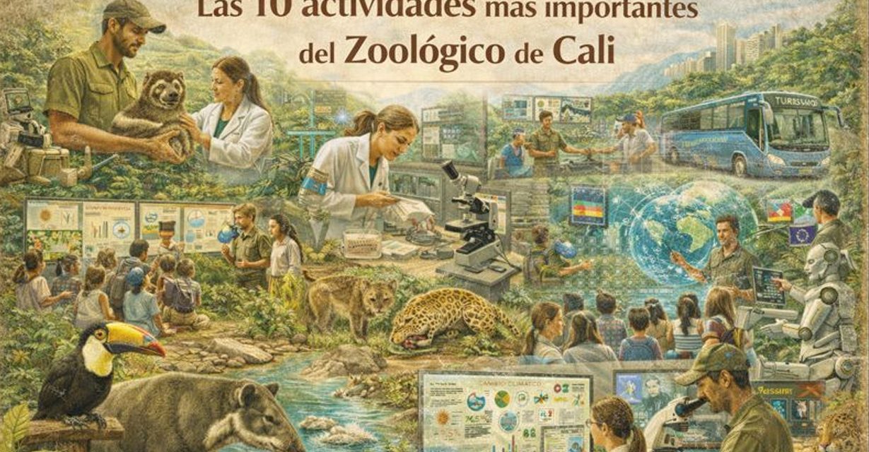 Las 10 actividades más importantes del Zoológico de Cali