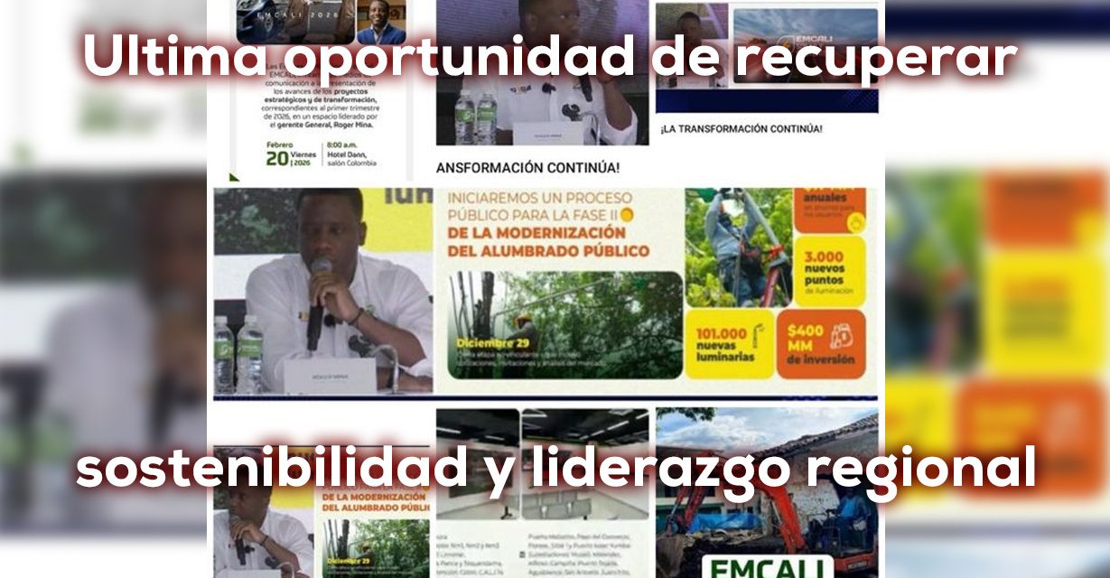 Emcali continua su transformación estructural
