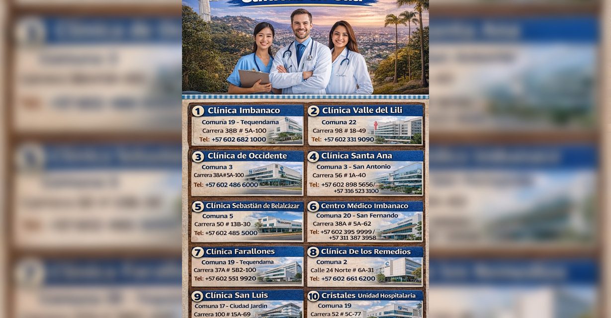 Clínicas en Cali: Guía por comunas para visitantes
