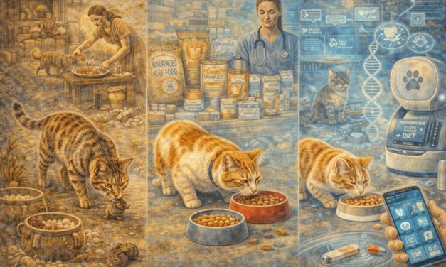 Alimentación felina a través del tiempo: de la caza natural a la nutrición especializada