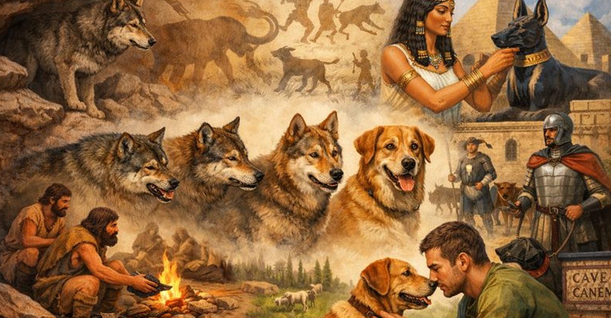 Origen y domesticación del perro: del lobo al compañero humano