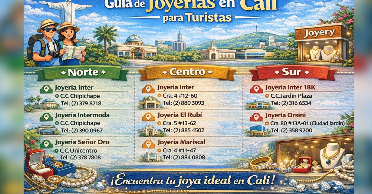 Joyerías en Cali: guía práctica para turistas y visitantes