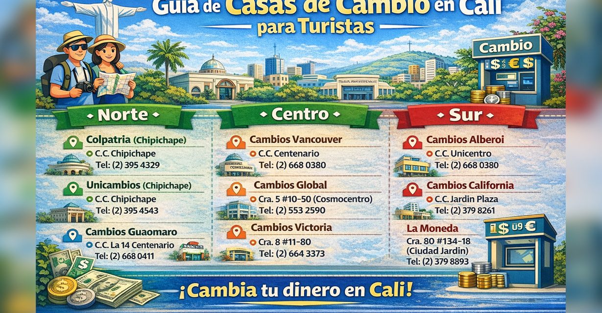 Casas de cambio en Cali: guía práctica para turistas y visitantes