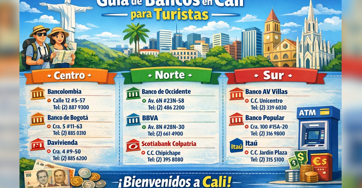 Bancos en Cali: guía práctica para turistas y visitantes