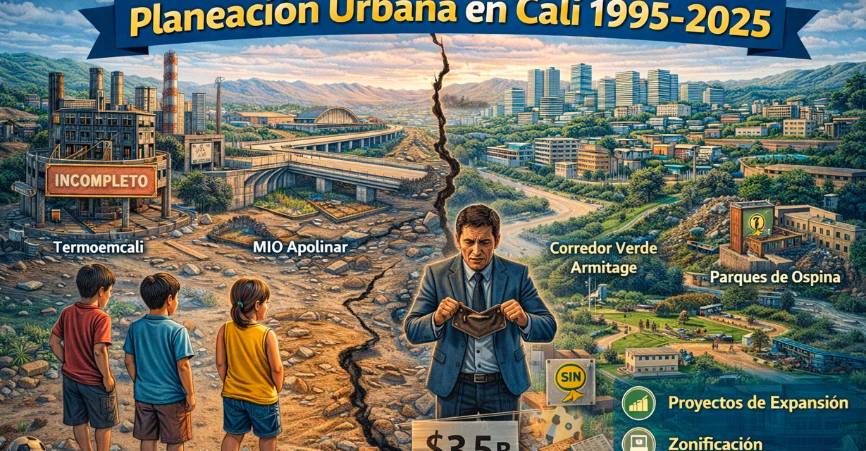 Planeación urbana en Cali 1995–2025