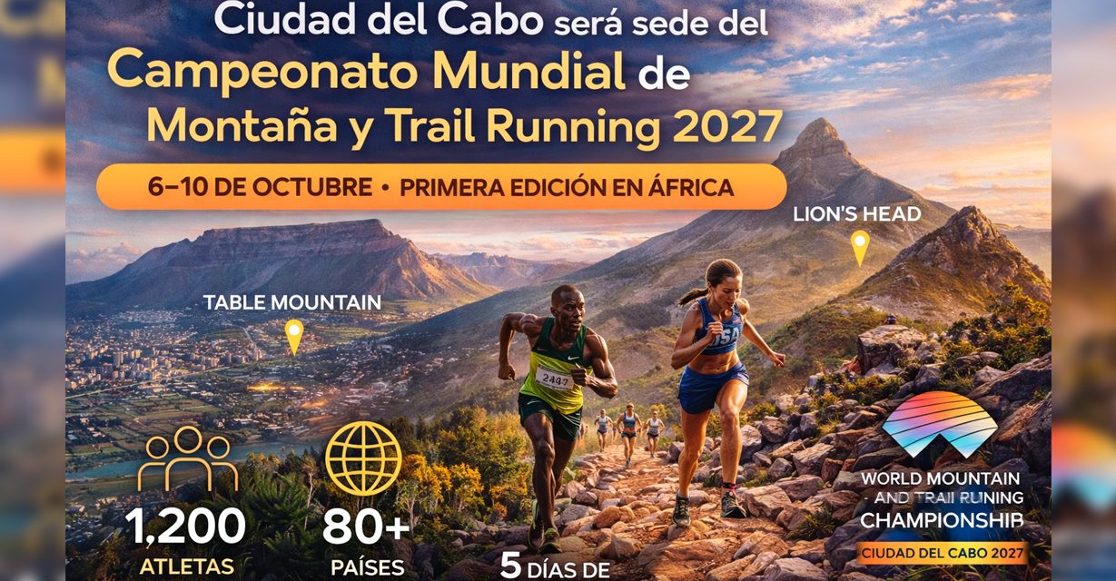 Ciudad del Cabo será sede del Mundial de Montaña y Trail Running de 2027