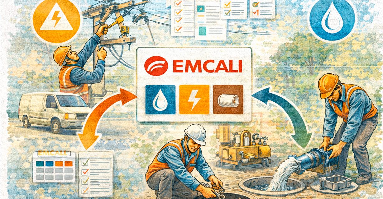 Operación técnica en Emcali: la ejecución en campo que resuelve los casos