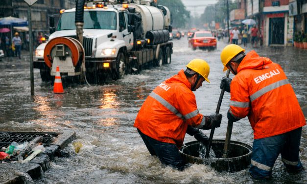 EMCALI refuerza atención de emergencias por rebosamientos e inundaciones en Cali