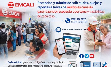 EMCALI fortalece la recepción y trámite de solicitudes con canales integrados, trazabilidad y respuesta oportuna