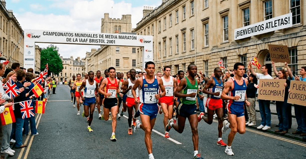 El Viento de Bristol: Cuando Tergat y Lornah Desafiaron al Clima Británico