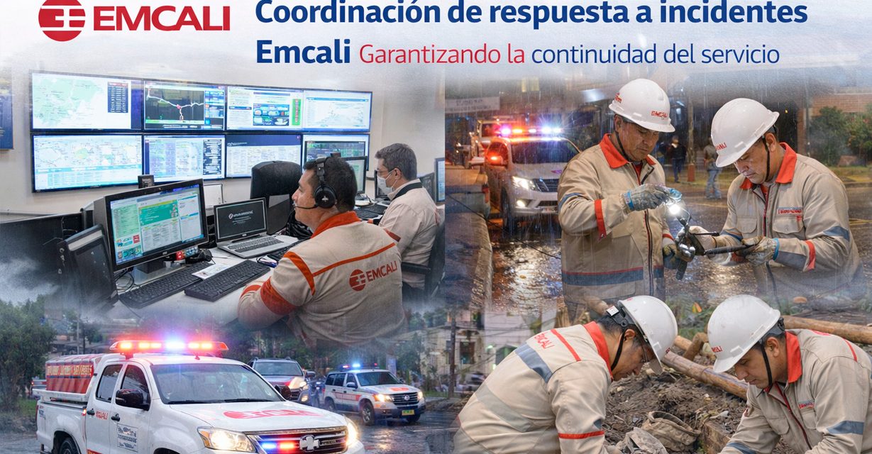 EMCALI articula la coordinación de respuesta a incidentes para garantizar continuidad del servicio