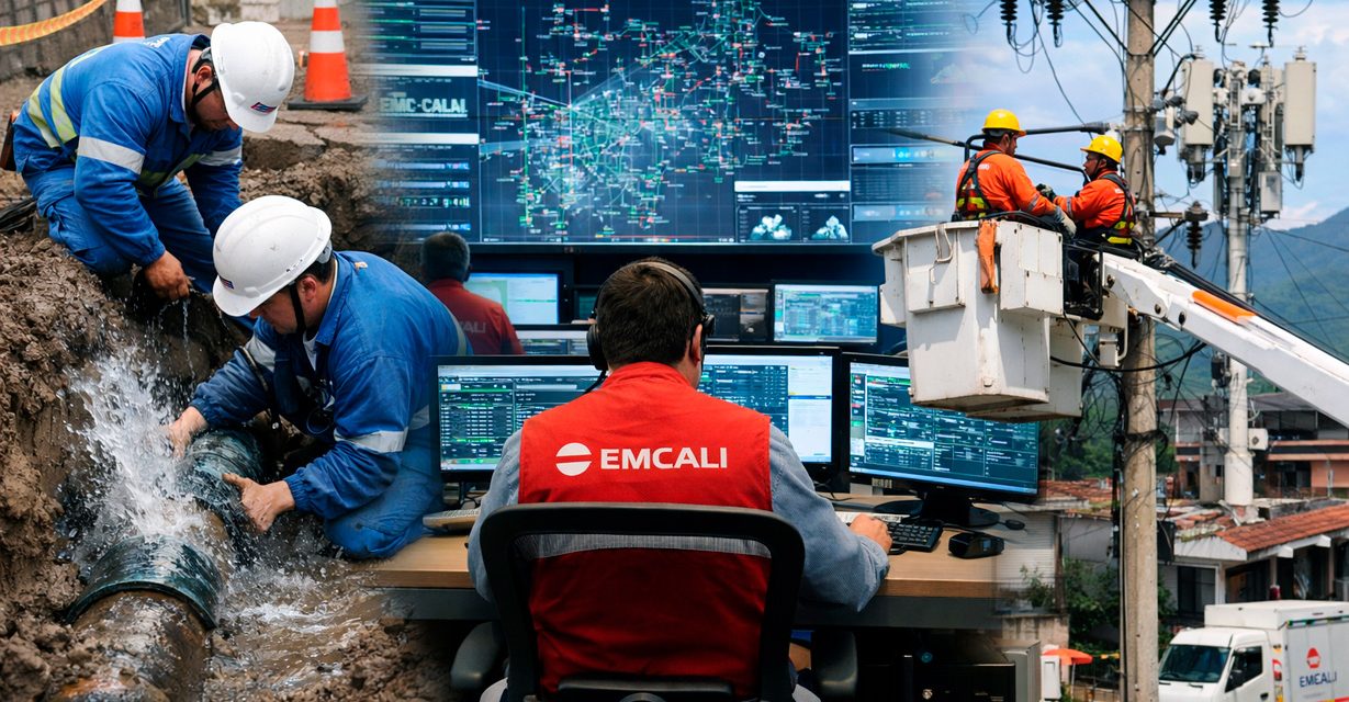 Operación diaria de EMCALI en 2026: servicios, presión y respuesta en tiempo real