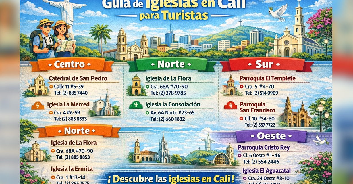 Iglesias en Cali: guía práctica para turistas y visitantes