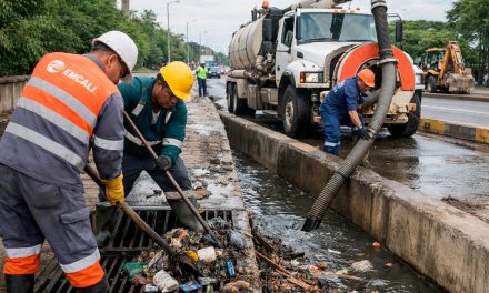 EMCALI refuerza limpieza diaria de sumideros para reducir taponamientos en la red de drenaje