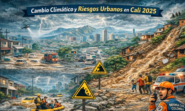 Cambio climático y riesgos urbanos en Cali 2025 Análisis de inundaciones, deslizamientos y desafíos de gestión preventiva