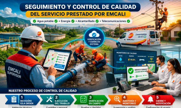 Emcali mide y controla la calidad del servicio en cada intervención