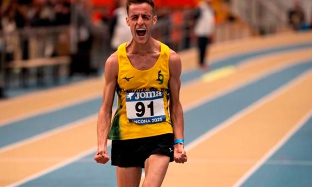 Francesco Fortunato establece récord mundial indoor en los campeonatos nacionales bajo techo