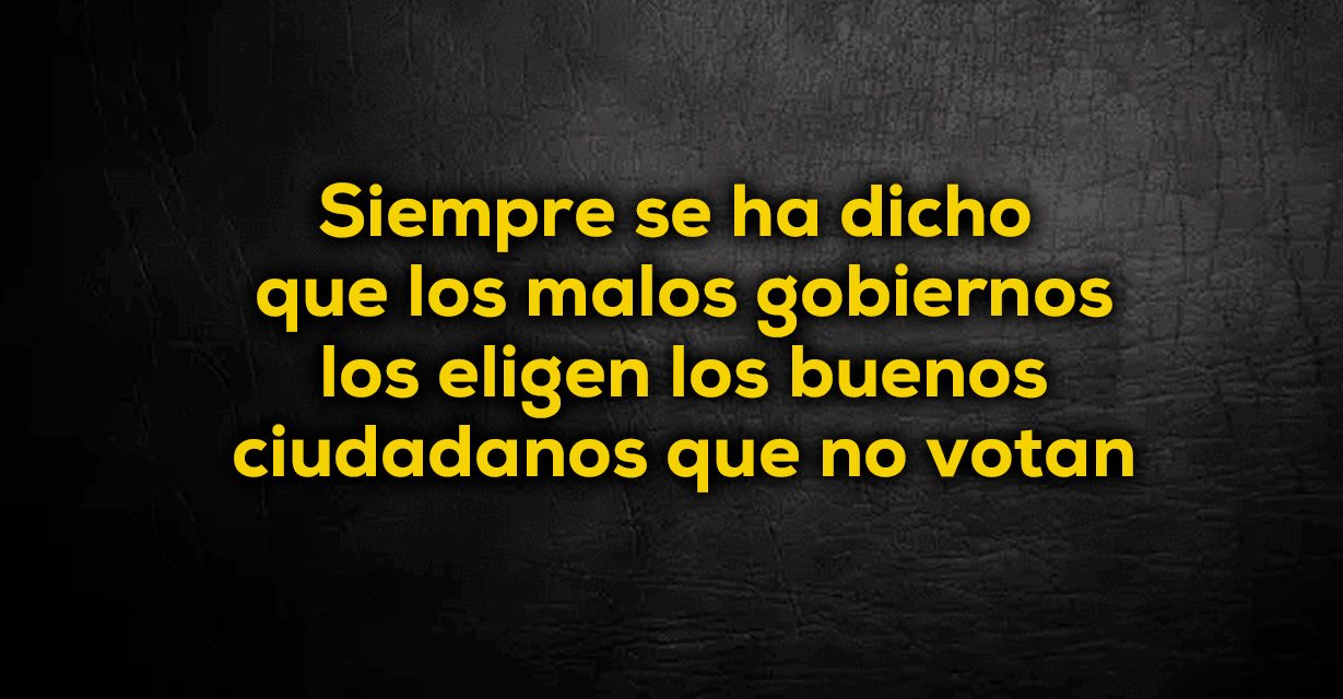 El deber de votar