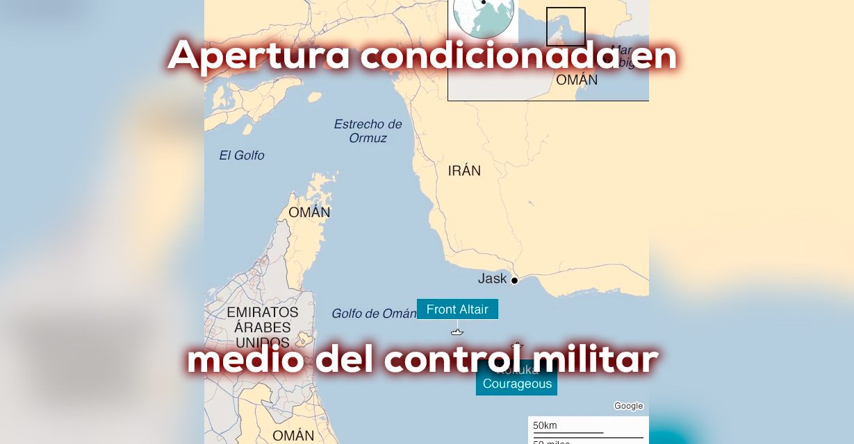 Apertura del estrecho de Ormuz: Si de Irán/ Bloqueo USA
