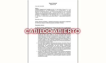 Bomba fiscal en Cali: explota en reforma tributaria IV