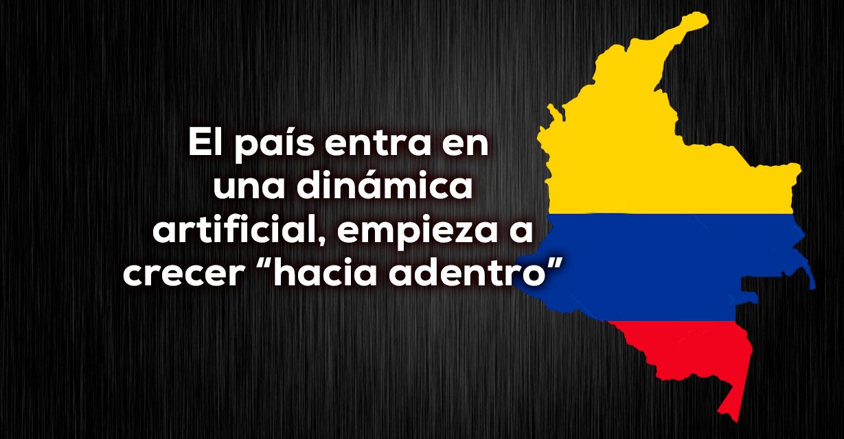 Colombia crece por gasto público, mientras cae la inversión privada
