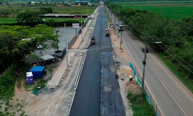 Obras de la Avenida Cañasgordas supera el 40% y avanzan más de lo previsto