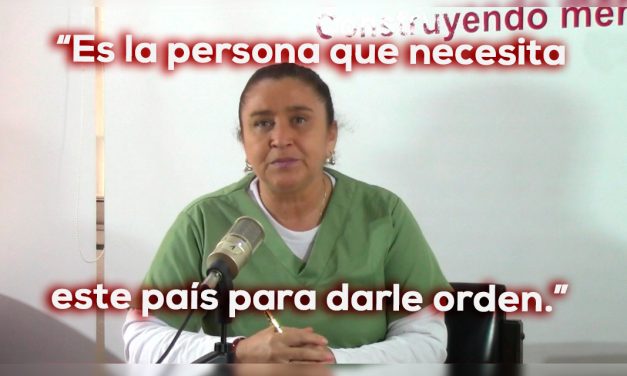 Liliana Solano conservadora, vota por el “tigre”