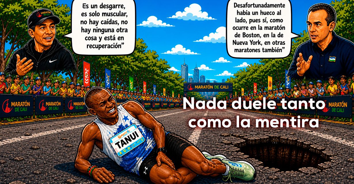 El hueco que ganó la Maratón de Cali 2026