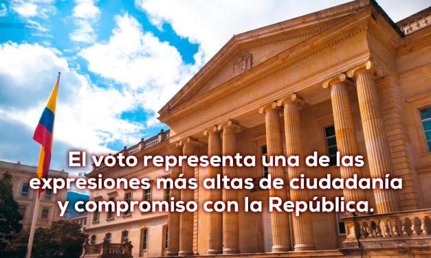 Votar es un acto humano y patriótico