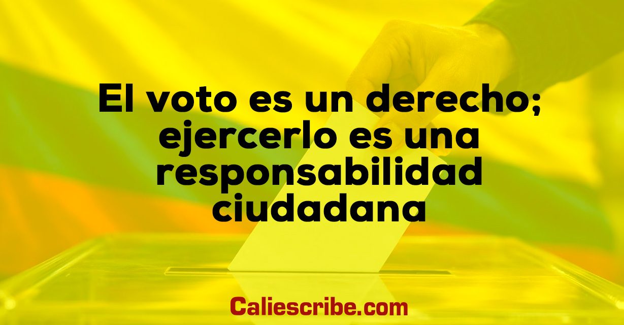 Votar es participar en el futuro del país