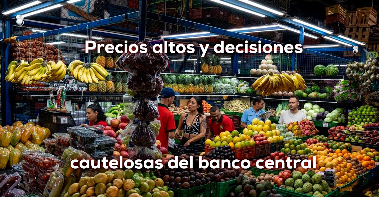 Inflación de alimentos y tasas estables en Colombia
