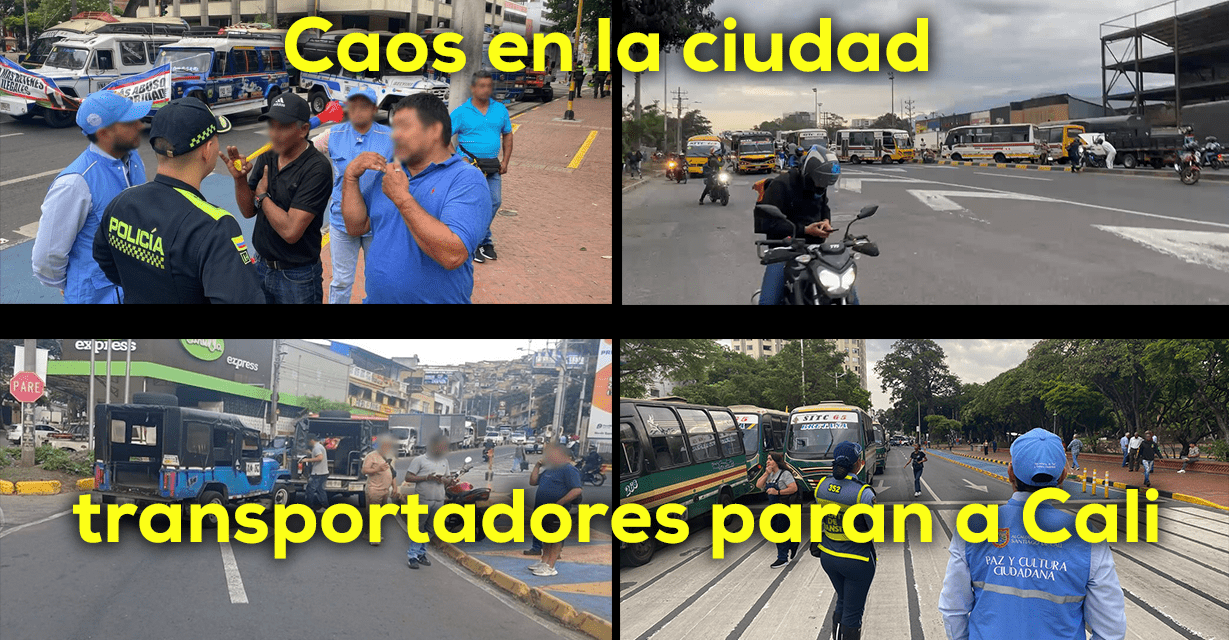 Cali hoy sitiada. No permitiremos vias de hecho, si al dialogo