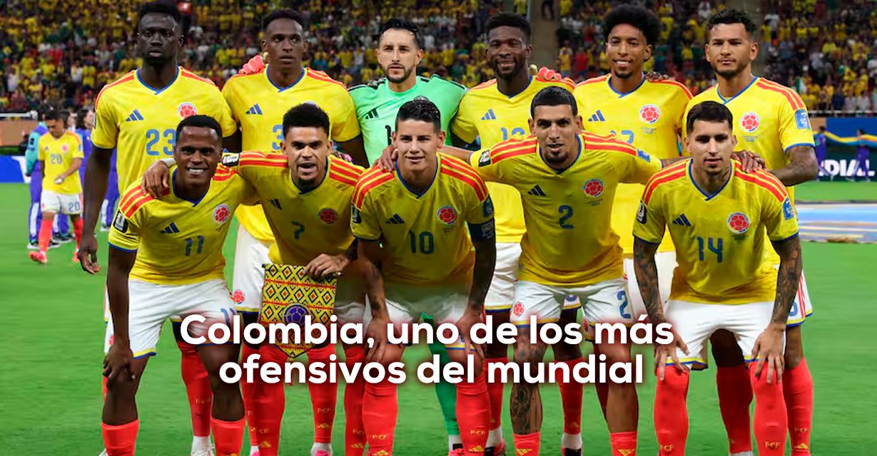Colombia, entre las selecciones que más remata al arco en el Mundial 2026