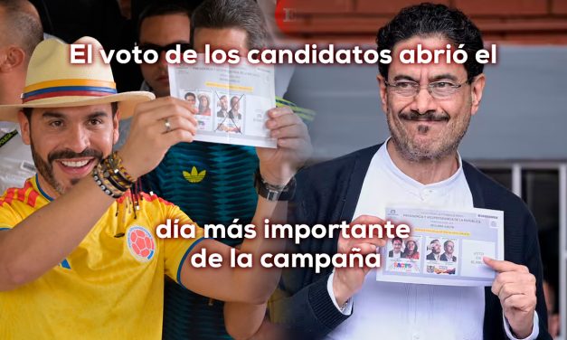 Abelardo e Iván Cepeda vivieron una jornada decisiva entre las urnas