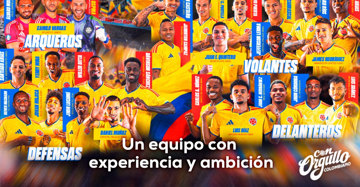 Colombia y su reto en el Mundial 2026