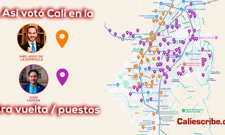 Cali / Abelardo – Cepeda: 100% escrutinio y mapa de puestos electorales