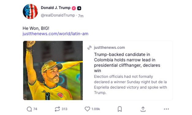 Trump y Abelardo: 7 minutos de agenda bilateral