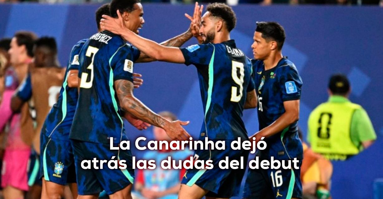 Brasil reaccionó con autoridad y goleó a Haití