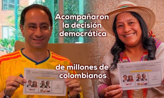 Candidatos vicepresidenciales vivieron la jornada y la expectativa nacional