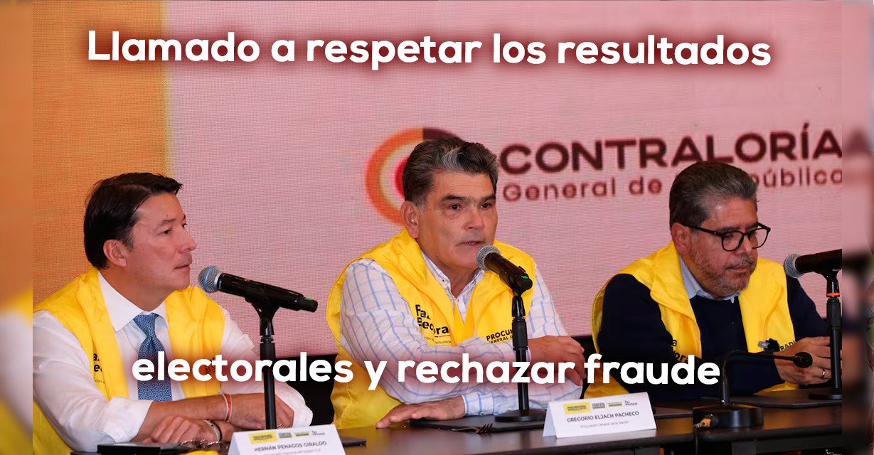 Procuraduría, Contraloría y Registraduría cierran filas por la democracia