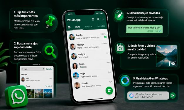 Cinco funciones poco conocidas de WhatsApp