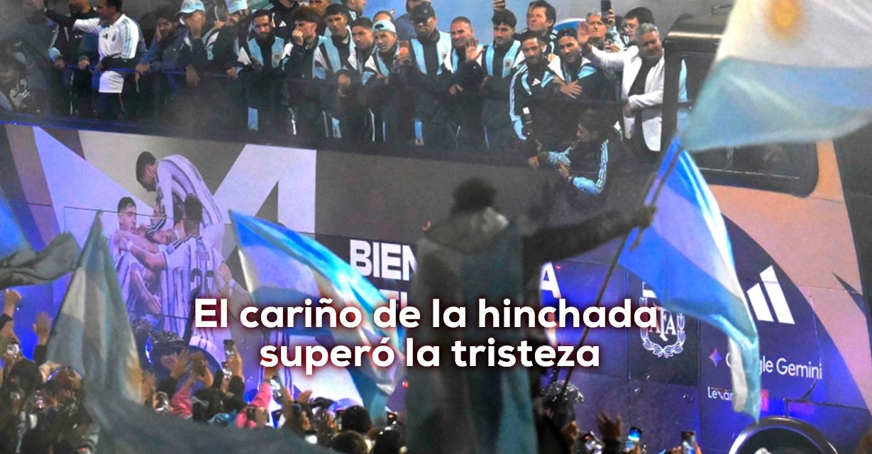 Argentina recibe como héroes a sus subcampeones del mund