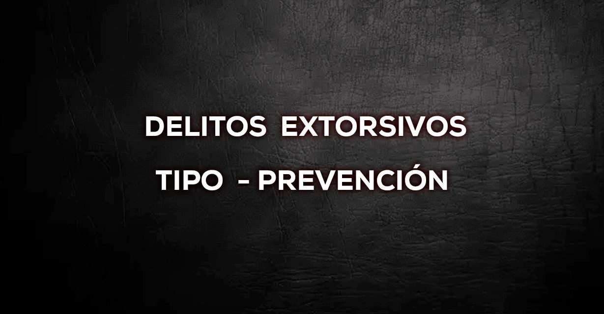 Delitos extorsivos en Colombia