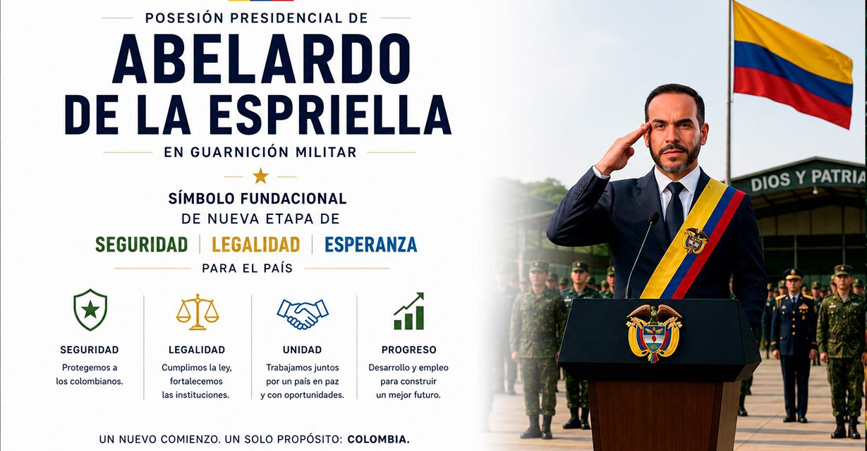 La posesión presidencial en guarnición militar