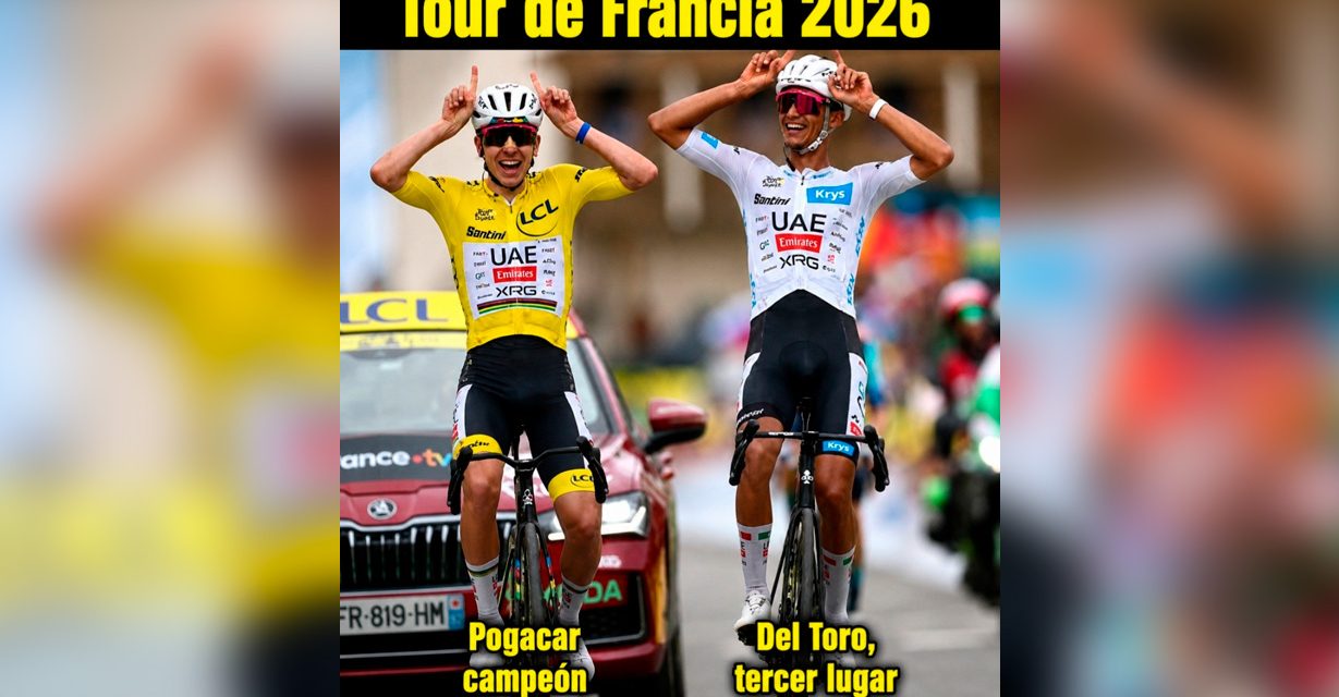 PODGACAR 5 VECES CAMPEÓN DEL TOUR