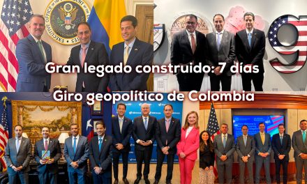 Gigante ofensiva diplomática en Washington.
